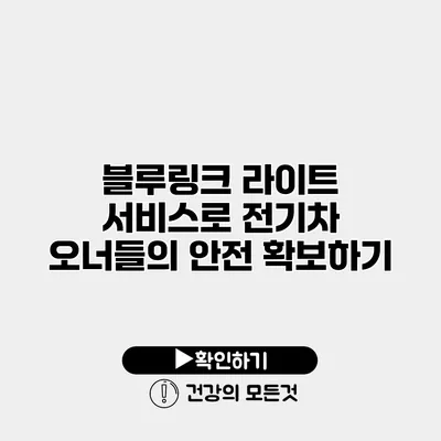 블루링크 라이트 서비스로 전기차 오너들의 안전 확보하기